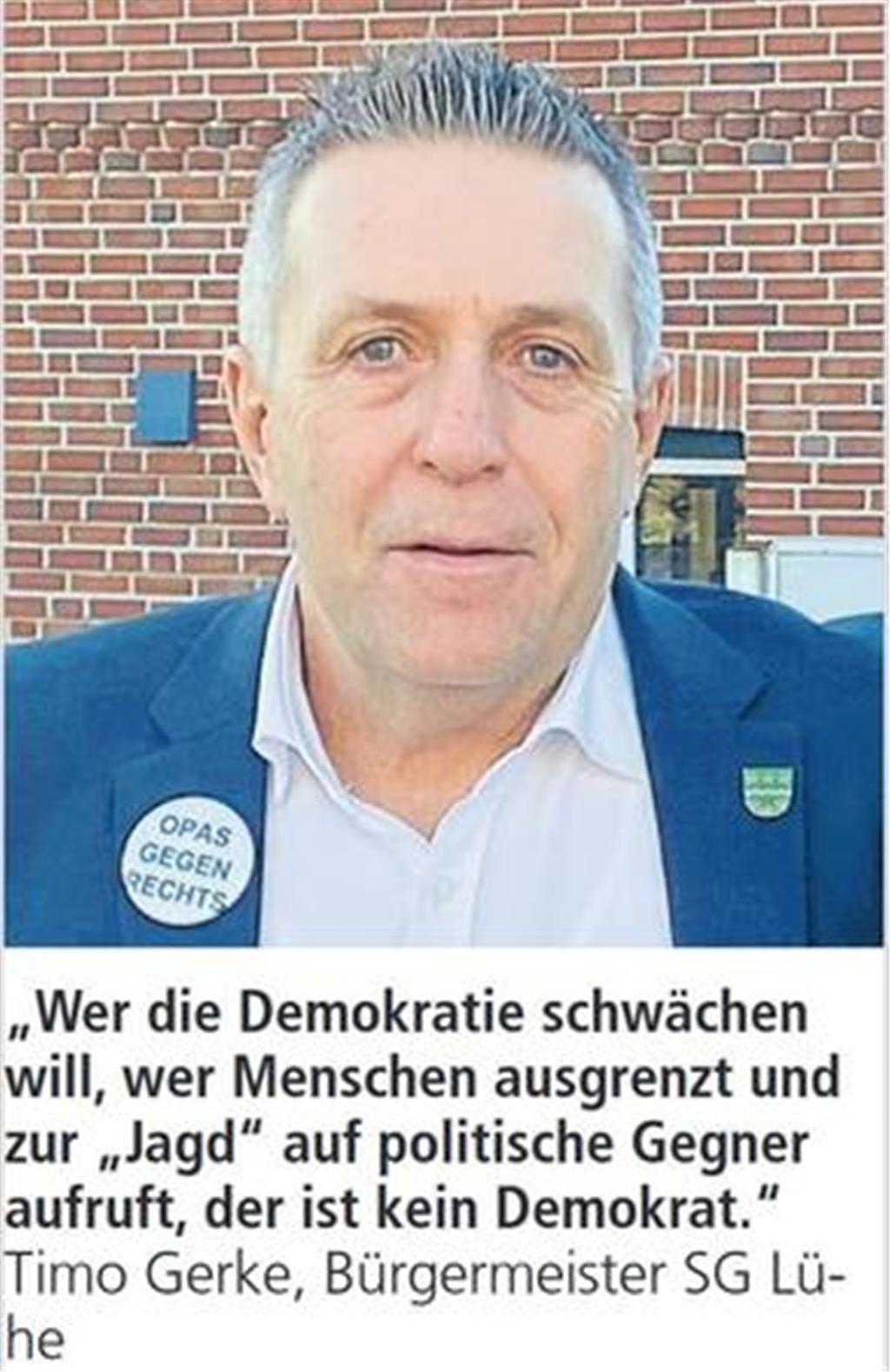 Der Landkreis zeigt Gesicht für Freiheit und Demokratie.
