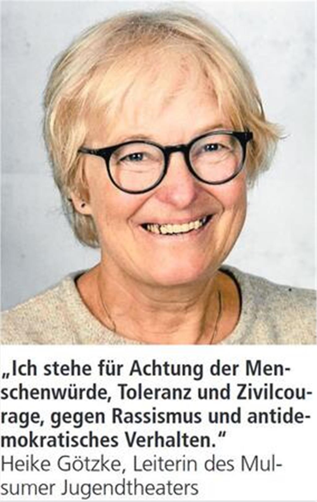 Der Landkreis zeigt Gesicht für Freiheit und Demokratie.