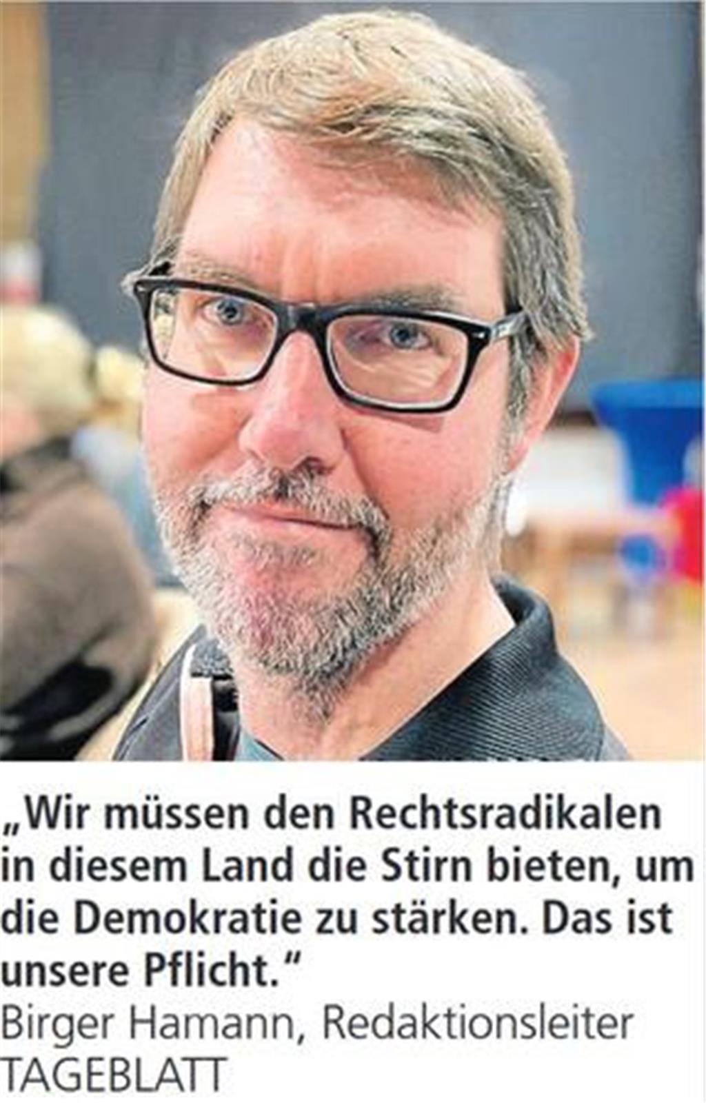 Der Landkreis zeigt Gesicht für Freiheit und Demokratie.