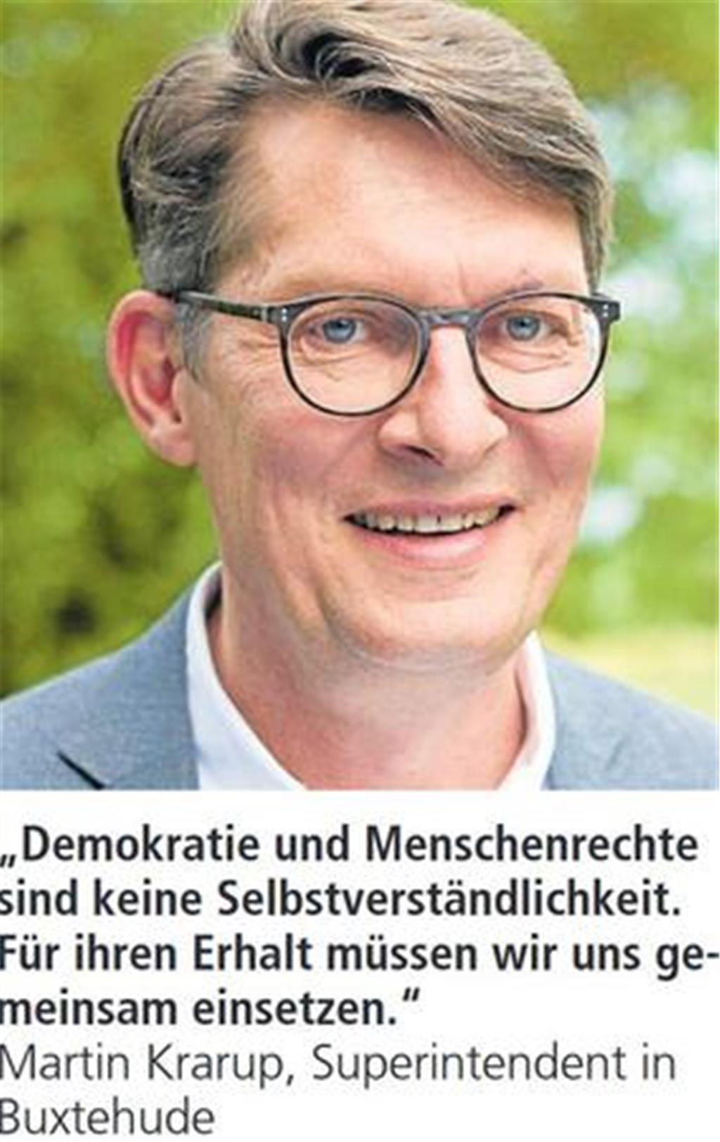 Der Landkreis zeigt Gesicht für Freiheit und Demokratie.