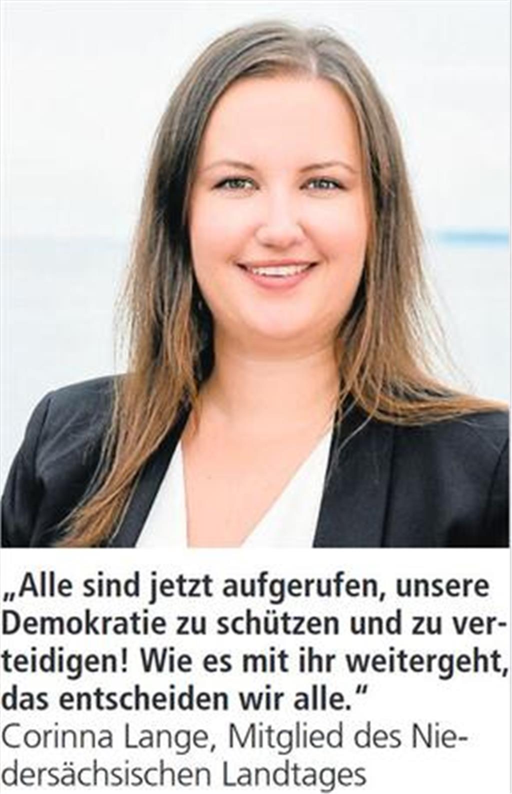 Der Landkreis zeigt Gesicht für Freiheit und Demokratie.