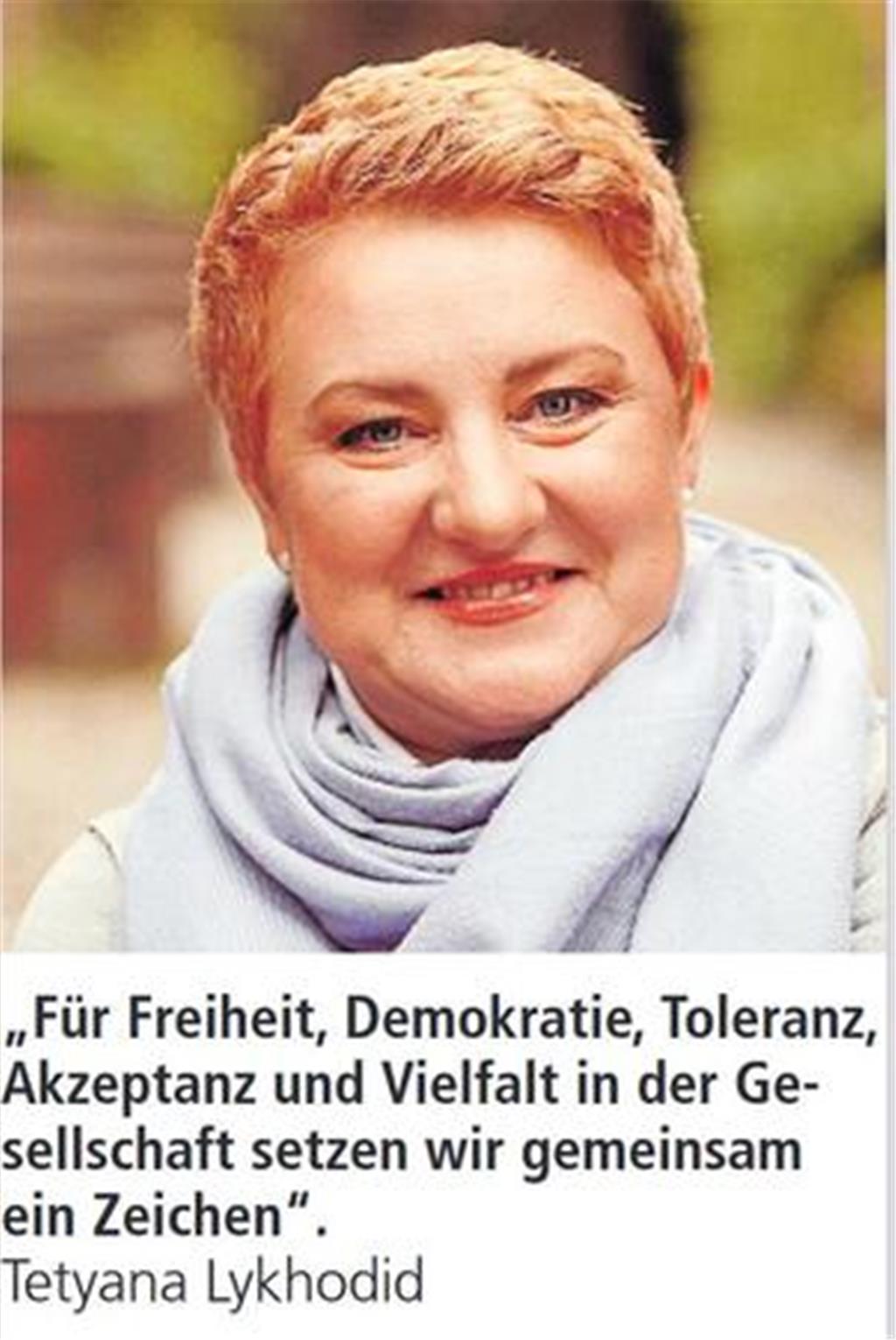 Der Landkreis zeigt Gesicht für Freiheit und Demokratie.