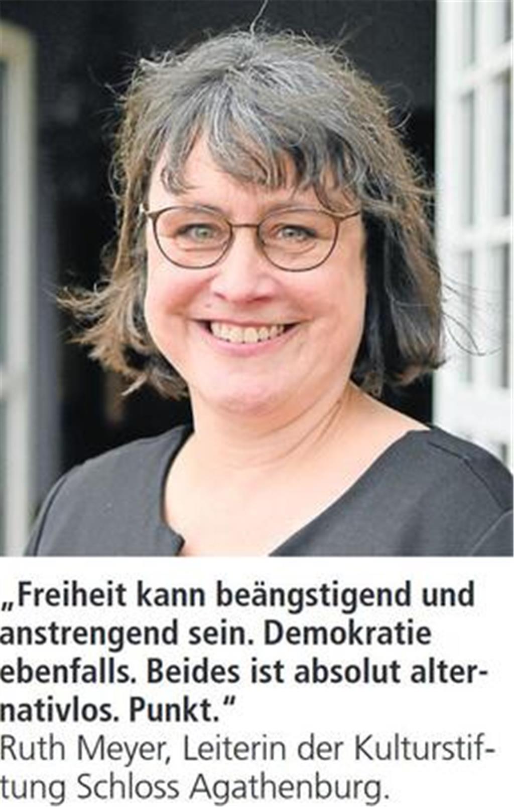Der Landkreis zeigt Gesicht für Freiheit und Demokratie.