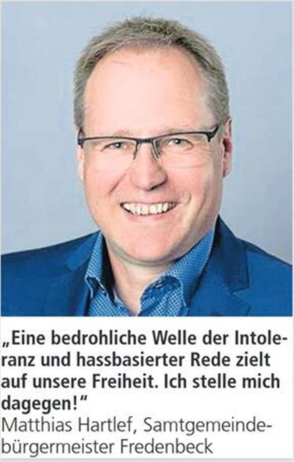 Der Landkreis zeigt Gesicht für Freiheit und Demokratie.