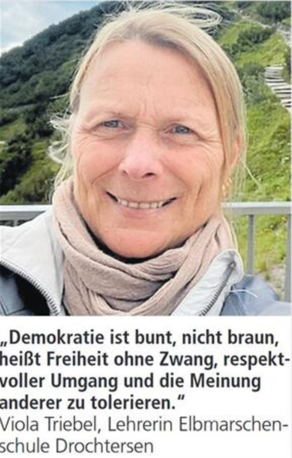 Der Landkreis zeigt Gesicht für Freiheit und Demokratie.