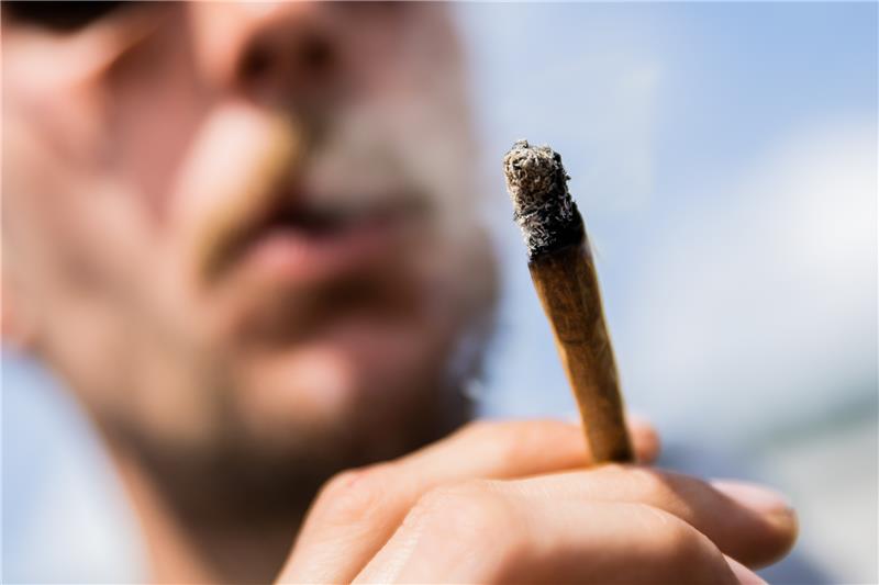 Der Leiter der Fachstelle für Sucht, Suchtprävention und psychosoziale Beratung beim VBS in Cuxhaven, Jürgen Schlieckau, hält eine Legalisierung von Cannabis für falsch (Symbolbild). Foto: Christoph Soeder/dpa