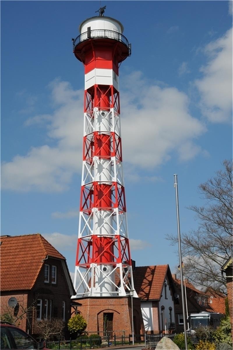 Der Leuchtturm in Grünendeich. Foto: Lankuttis (Archiv)