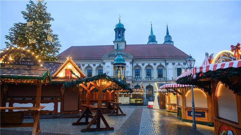 Der Magdeburger Weihnachtsmarkt blieb für einen Tag geschlossen.
