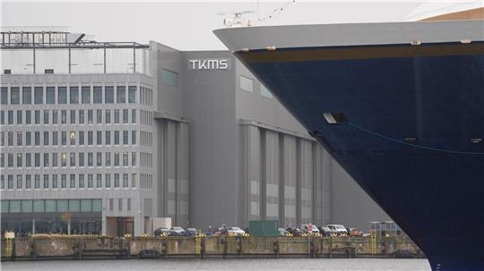 Der Marineschiffbauer TKMS hat seinen Sitz in Kiel. (Archivbild) 