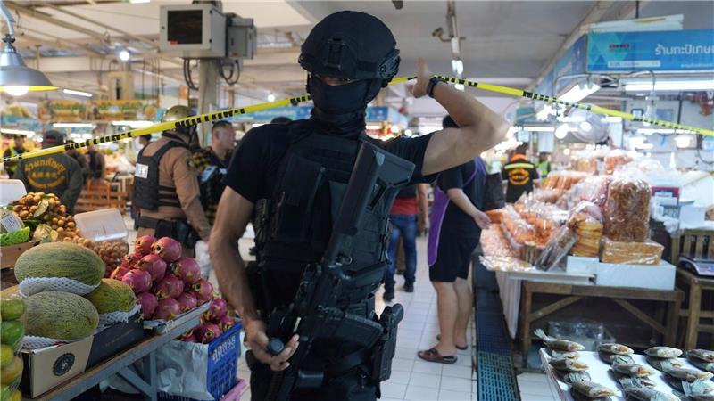 Schüsse auf beliebtem Markt in Bangkok - sechs Tote Der Markt ist sehr beliebt.