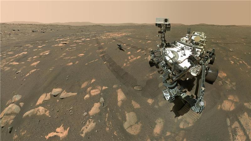 Der Mars-Rover „Perseverance“ erforscht den „Roten Planeten“ nach Hinweisen auf früheres mikrobielles Leben (Archivfoto).