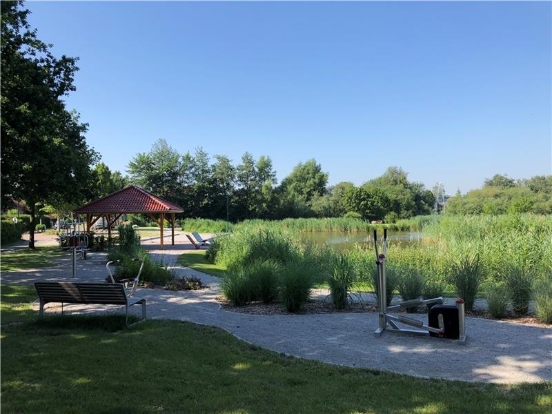Freiburger Freizeitplatz bringt Planer zum Schwärmen Der Mehrgenerationenpark in Ahlerstedt könnte als Vorbild für den Bürgerpark in Apensen dienen. Foto: Klug/Gemeinde Ahlerstedt