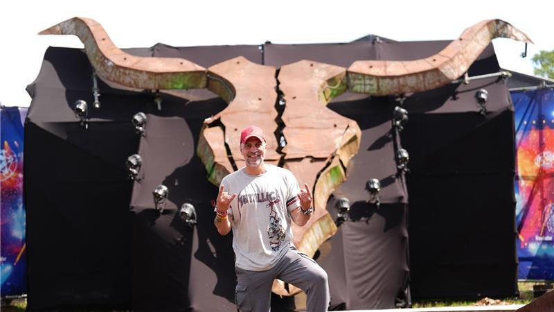 Der Metal- und Rockfan ist das erste Mal in Wacken.
