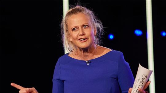 Der Motor von Barbara Schöneberger wird durch Sprechen und Austausch gefüttert.