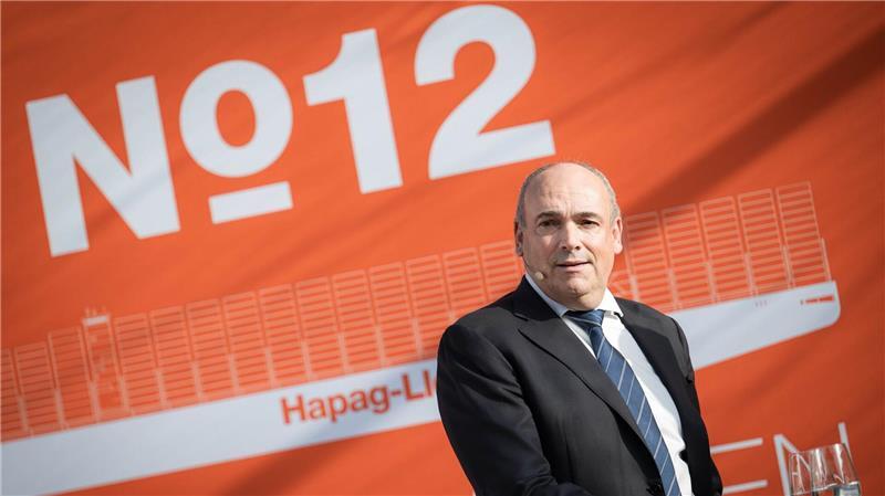 Der Niederländer Rolf Habben Jansen führt Hapag-Lloyd seit Juli 2014. (Archivbild) 