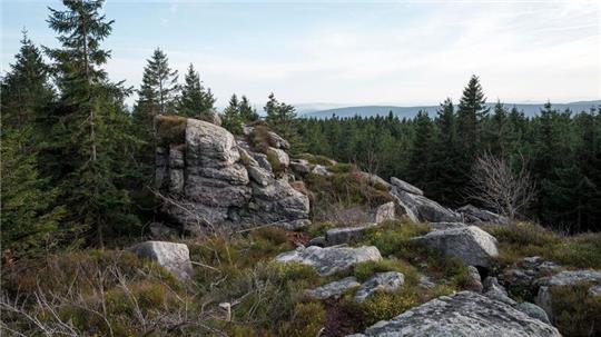 Der Ochsenkopf im Fichtelgebirge ist ein beliebtes Ausflugsziel.