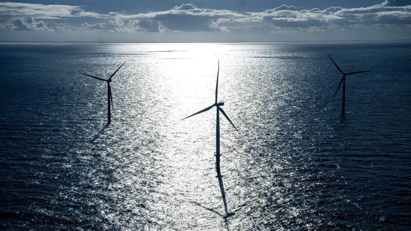 Der Offshore-Windpark Riffgat rund 15 Kilometer nördlich der Insel Borkum.