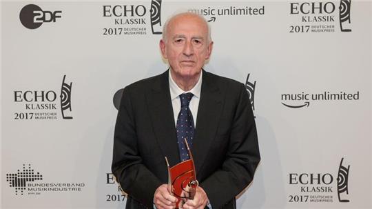 Der Pianist Maurizio Pollini bei der Verleihung des Echo-Klassik im Jahr 2017.