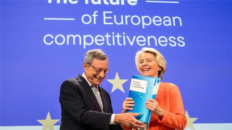 Börsen-Ausblick 2025: Europa erwartet keine großen Sprünge Der Plan des einstigen EZB-Präsidenten Mario Draghi sieht hohe Investitionen vor.