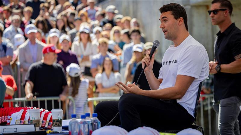 Der Podcaster Kirk ist erschossen worden. (Archivbild)