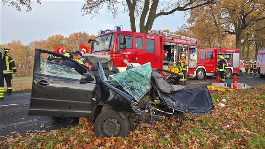 Der Polo ist nur noch ein Wrack.