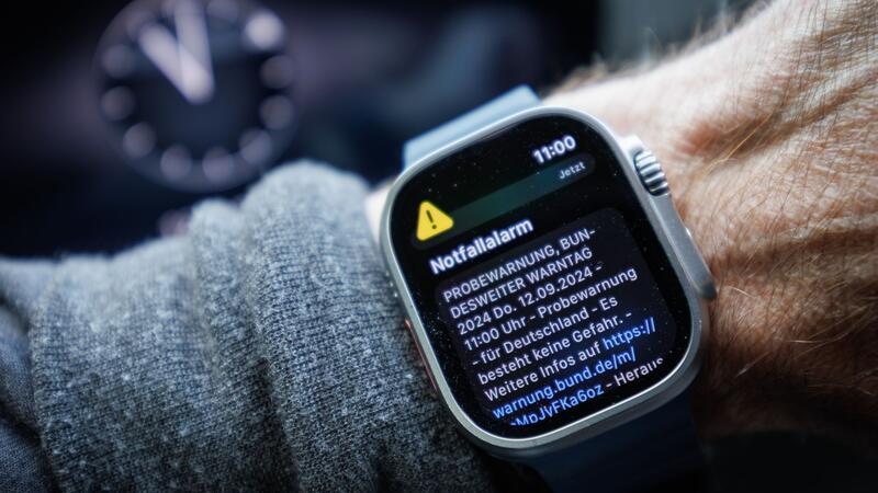 Der Probealarm hat bundesweit auf vielen Geräten Warnungen veröffentlicht.
