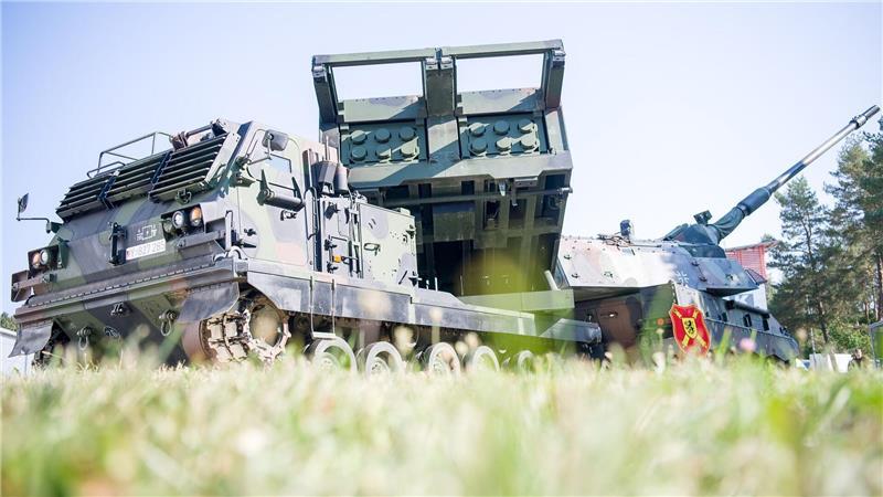 Der Raketenwerfer Mars II hat eine Reichweite von etwa 85 Kilometern. (Archivbild)