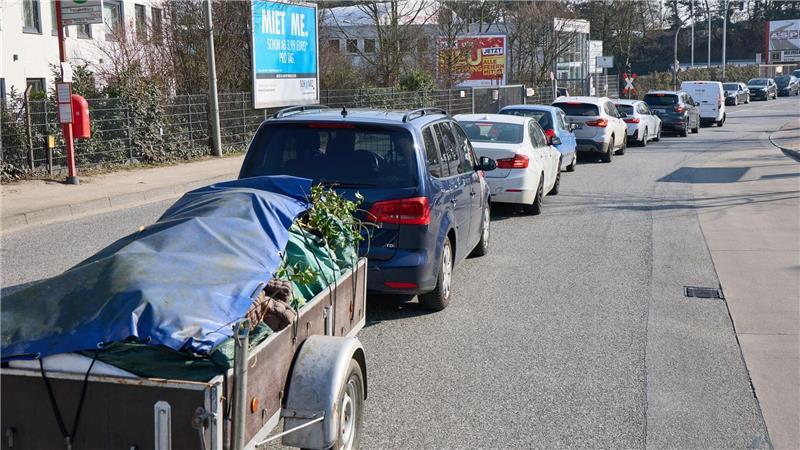 Der Recyclinghof am Rondenbarg ist einer der wenigen in Notbesetzung geöffneten Recyclinghöfe. 