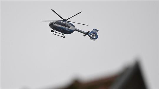 Der Rettungshubschrauber "Christoph 42" landet in Otterndorf. Foto: Lange