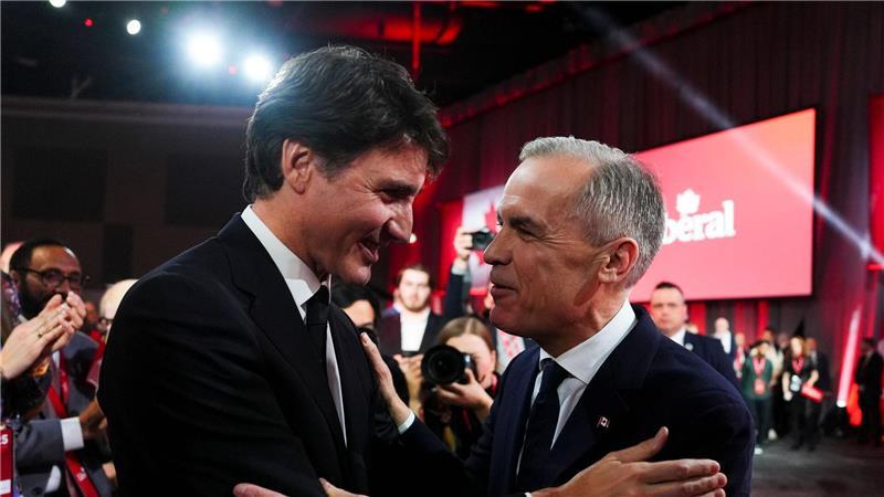 Trudeau-Nachfolge: Ein Wirtschaftsexperte soll Kanada führen Der Rückzug seines Vorgängers Justin Trudeau ließ Carneys Partei in der Wählergunst steigen.