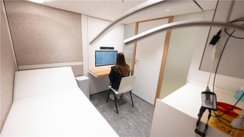 Supermarkt testet Arzttermine zwischen Käse und Kasse Der „S Medical Room“ ist an ein Versorgungszentrum angeschlossen.