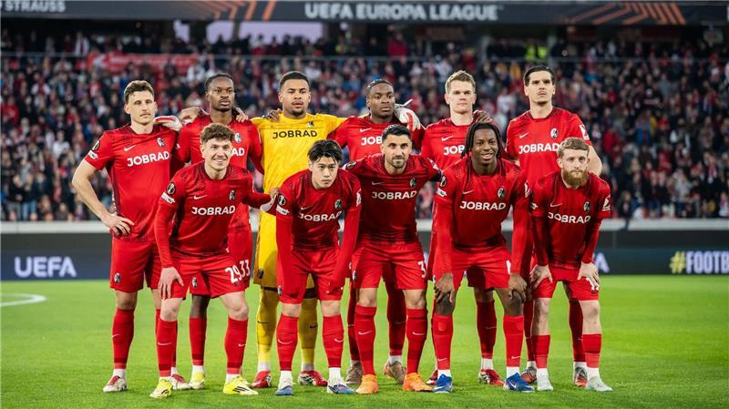 Der SC Freiburg steht erstmals in einem Europapokal-Viertelfinale. (Archivbild)