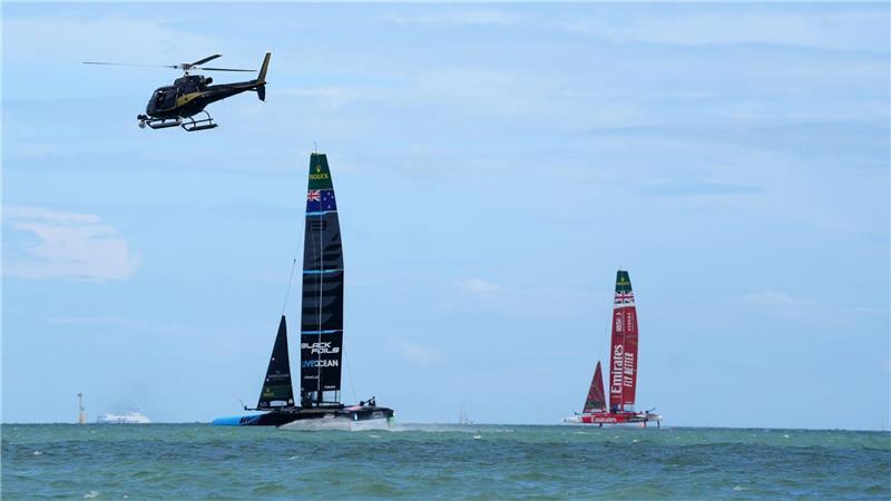 Der SailGP machte an diesem Wochenende in Portsmouth Station.
