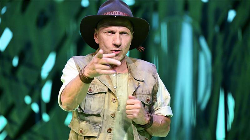 Der Schauspieler und „Tatort“-Kommissar Richy Müller probt für eine Gastrolle im Musical „Tarzan“.