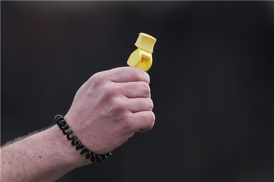 Der Schiedsrichter hat die angebliche Beleidigung auf dem Platz nicht wahrgenommen (Symbolbild). Foto: Fredrik von Erichsen/dpa