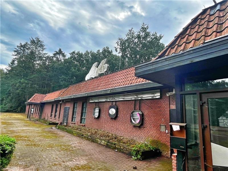 MicMac Moisburg: Warum eine Kröte den Bau neuer Häuser verzögert Der Schriftzug auf dem Dach ist längst weg, der Rest steht noch: Wo früher Tausende im MicMac tanzten und feierten, sollen Wohnungen entstehen. Ob es auch eine neue Kita geben wird, darüber beraten die Beteiligten derzeit. Archivfoto: Richt