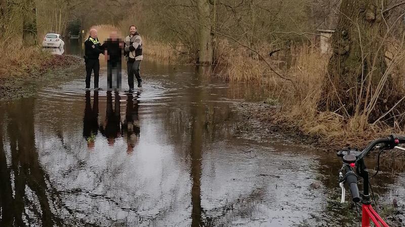 Der Senior aus Schleswig-Holstein kam unterkühlt ins Krankenhaus.