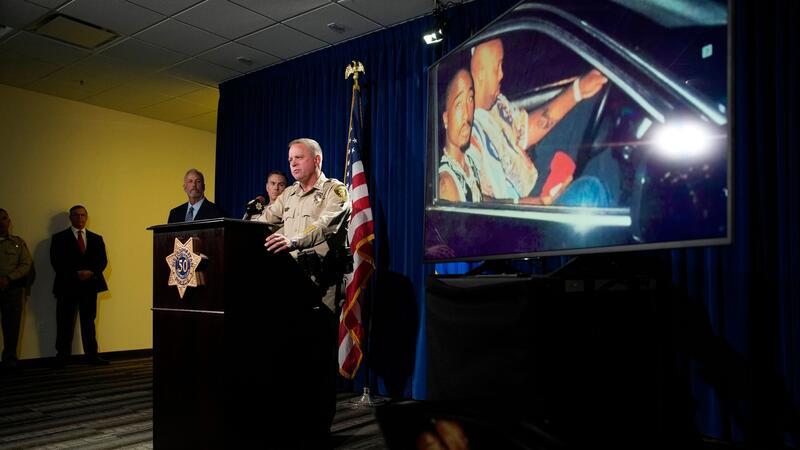 Mord an Tupac: Verdächtiger erscheint erstmals vor Gericht Der Sheriff von Las Vegas, Kevin McMahill, spricht während einer Pressekonferenz über die Anklage im Mordfall des Rappers Tupac Shakur.