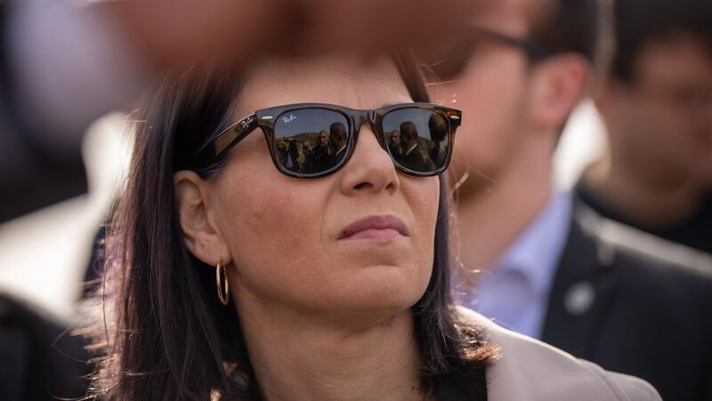 „Der Siedlungsbau ist illegal“: Annalena Baerbock.