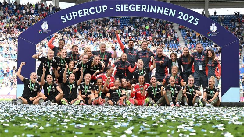 „Extrem schön“: Oberdorf-Comeback bei Bayerns Supercup-Sieg Der Sieg der Bayern-Fußballerinnen gegen Wolfsburg war verdient.