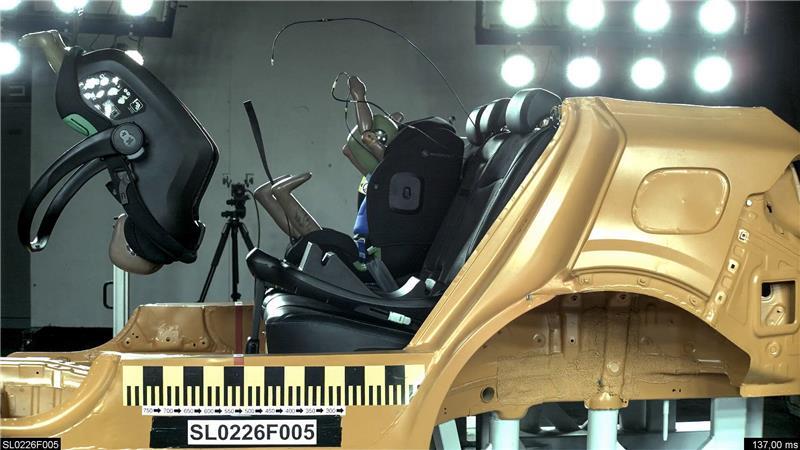 „Mangelhaft“ im Test: Warum der ADAC vor diesem Auto-Kindersitz warnt Der Sitz "Kinderkraft Mink Pro 2" war beim Test aus der Halterung gerissen.