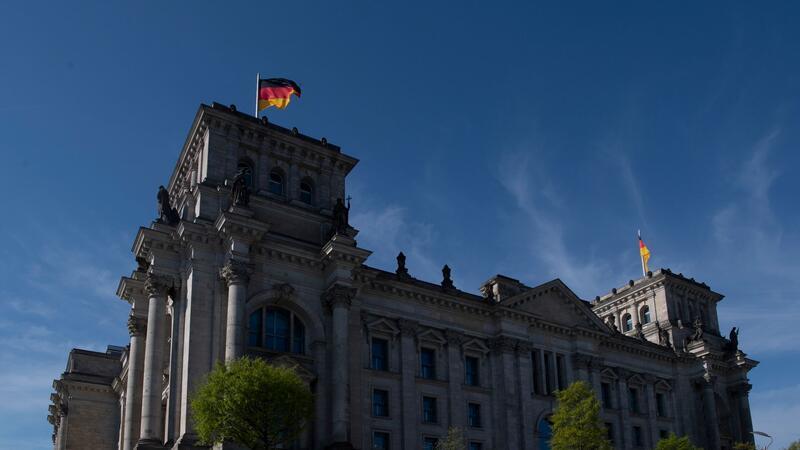 Der Sitz des Bundestages: Das Reichstagsgebäude in Berlin.