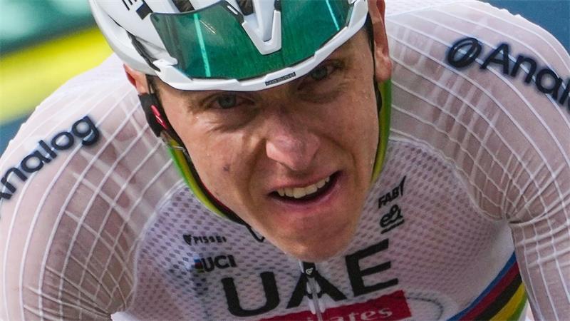 Der Slowene Tadej Pogacar in Aktion bei der Tour de France.