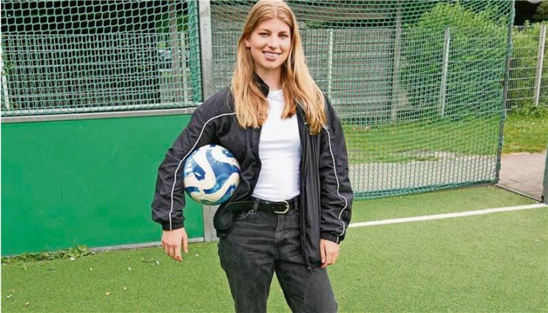 Der Soccer-Court an der Selsinger Schule war Jahre lang das zweite Zuhause von Freyke Rexin. Mittlerweile spielt sie in der Oberliga.