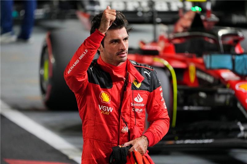 Sie träumen schon vom Sieggefühl: Verstappen-Gegner obenauf Der Spanier Carlos Sainz hat sich für das Rennen viel vorgenommen.