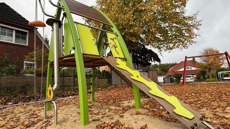 Mehr Geld: So klappt der Generationswechsel in der Steinfeldsiedlung Der Spielplatz an der Pommerstraße ist fertiggestellt.