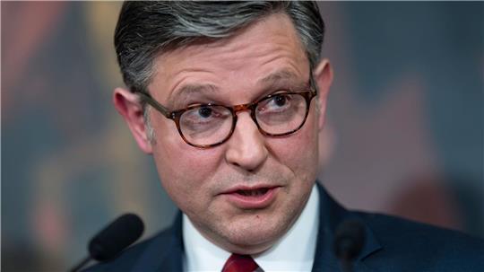 Der Sprecher des US-Repräsentantenhauses, Mike Johnson, ist nicht vom Haushaltsentwurf überzeugt. (Archivfoto)