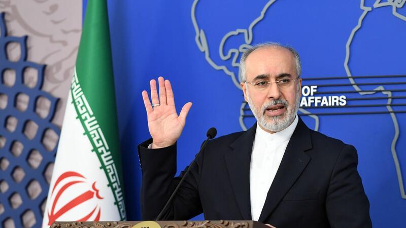 Iran: Keine Revision der nuklearen Doktrin Der Sprecher des iranischen Außenministeriums: Nasser Kanaani.