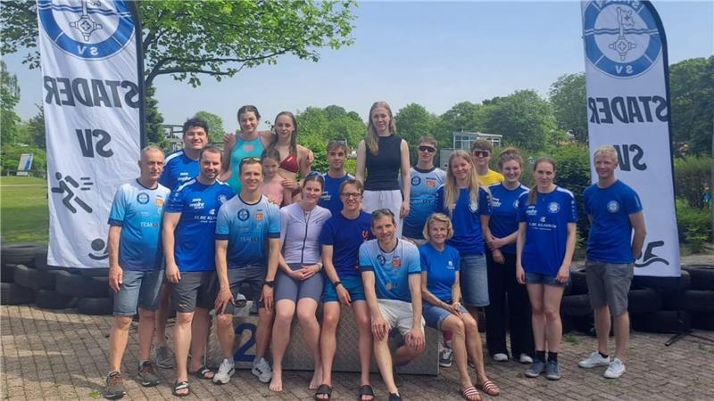 Der Stader SV hat mit vielen helfenden Händen seinen Swim & Run-Wettbewerb organisiert.