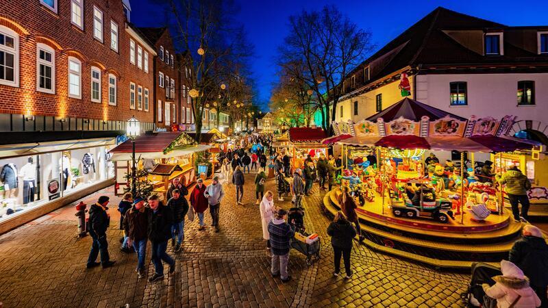 Der Stader Weihnachtsmarkt am Pferdemarkt lief bis zum 23. Dezember.